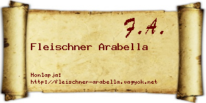 Fleischner Arabella névjegykártya